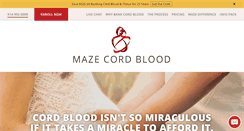 Desktop Screenshot of mazecordblood.com